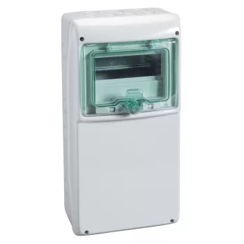   SCHNEIDER 13190 - MUREVA (Kaedra) Univerzális kiselosztó, átlátszó ajtó, 1x8 modul