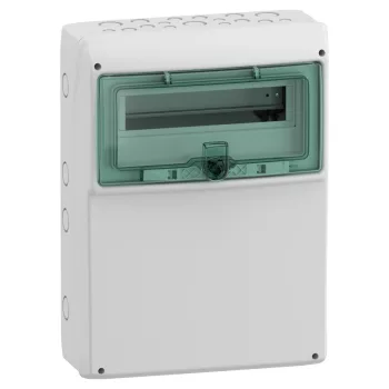   SCHNEIDER 13192 - MUREVA (Kaedra) Univerzális kiselosztó, átlátszó ajtó, 1x12 modul