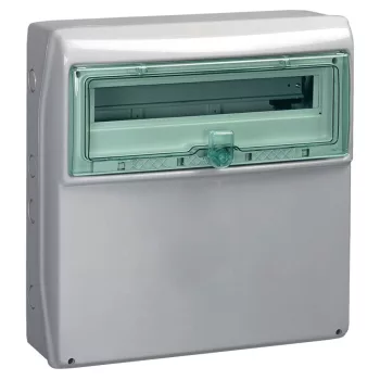   SCHNEIDER 13193 - MUREVA (Kaedra) Univerzális kiselosztó, átlátszó ajtó, 1x18 modul