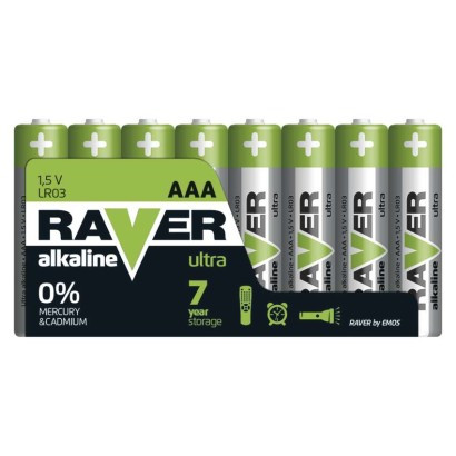 EMOS--B79118 - RAVER ELEM ALK. LR03 8SH