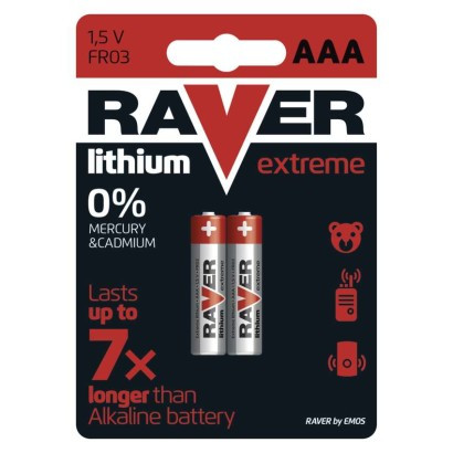 EMOS--B7811 - RAVER ELEM LÍTIUM FR03 2BL