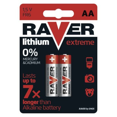 EMOS--B7821 - RAVER ELEM LÍTIUM FR6 2BL