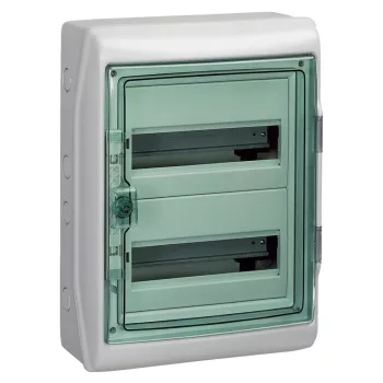   SCHNEIDER 13433 - MUREVA (Kaedra) Kiselosztó, átlátszó ajtó, 2x12 modul
