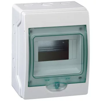   SCHNEIDER 13442 - MUREVA (Kaedra) Mini elosztó, átlátszó ajtó, 1x6 modul