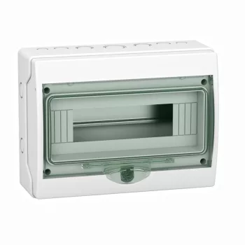   SCHNEIDER 13444 - MUREVA (Kaedra) Mini elosztó, átlátszó ajtó, 1x12 modul