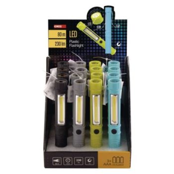 EMOS--P3897 - LED ZSEBLÁMPA COB+1×LED 3×AAA 16×