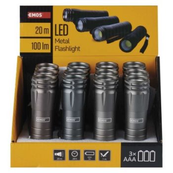 EMOS--P4705 - LED LÁMPA COB 3W 3×AAA 12DB