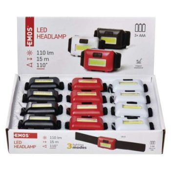 EMOS--P3538 - FEJLÁMPA 1W COB 12DB