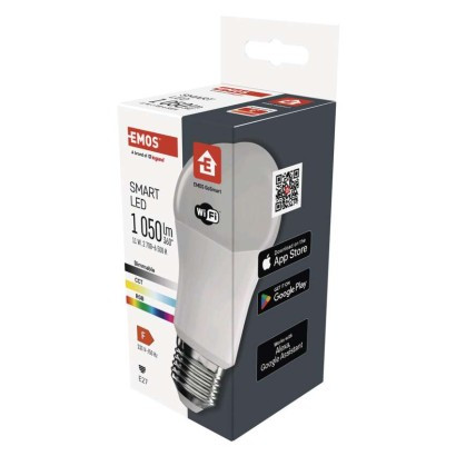 EMOS--ZQW515R - GOSMART LED A60 11W(75W) 1050LM E27 WIFI RGBW