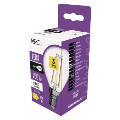 EMOS--ZF1201 - LED FLM IZZÓ MINI GL 1,8W(25W) 250lm E14 NW