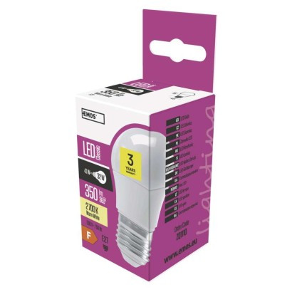 EMOS--ZQ1110 - LED CLS IZZÓ MINI GL 4,1W(32W) 330lm E27 WW