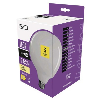 EMOS--ZF2180 - LED FLM IZZÓ G125 GLOBE 18W(150W) 2452lm E27 WW