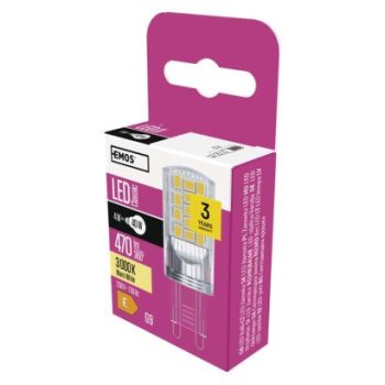 EMOS--ZQ9544 - LED CLASSIC JC 4W(40W) 470LM G9 WW