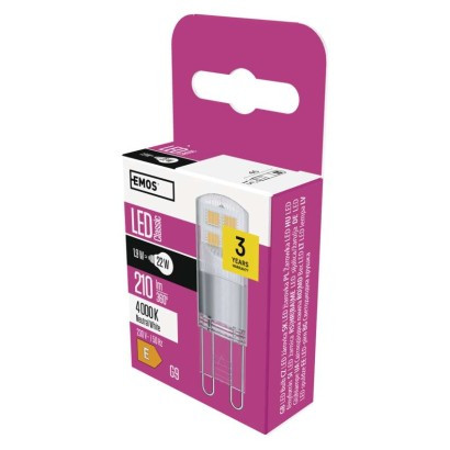 EMOS--ZQ9527 - LED CLASSIC JC 1,9W(21W) 210LM G9 NW