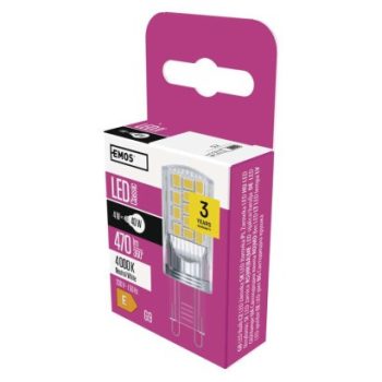 EMOS--ZQ9545 - LED CLASSIC JC 4W(40W) 470LM G9 NW