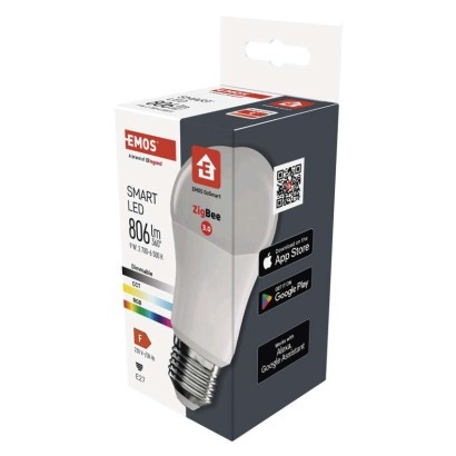 EMOS--ZQZ514R - GOSMART LED A60 9W(60W) 806lm E27 ZIGBEE RGBCCT