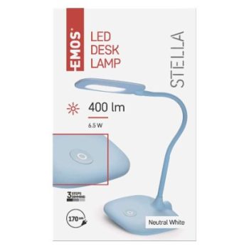 EMOS--Z7602BL - LED ASZTALI LÁMPA STELLA KÉK