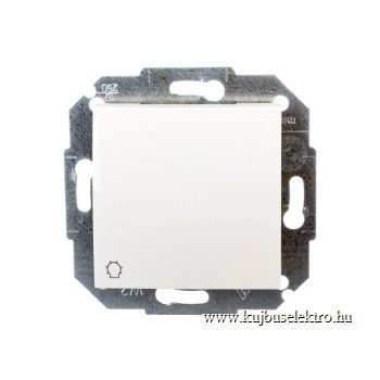 CARLA-1713-11 Nyomógomb lámpajellel  KRÉM