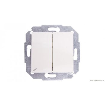 CARLA-1718-11 Dupla alternatív - váltó kapcsoló  KRÉM