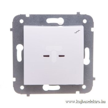 CARLA-1725-10 Alternatív kapcsoló jelzőfénnyel  FEHÉR