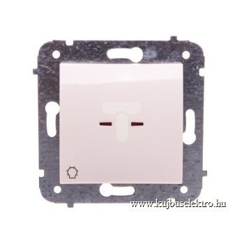 CARLA-1726-11 Nyomógomb jelzőfénnyel, lámpajellel  KRÉM