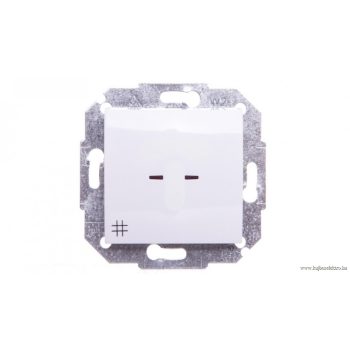 CARLA-1728-10 Keresztkapcsoló jelzőfénnyel  FEHÉR