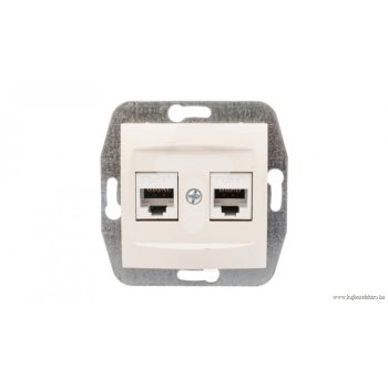 CARLA-1784-11 2xRJ45 computer cat 6 aljzat KRÉM