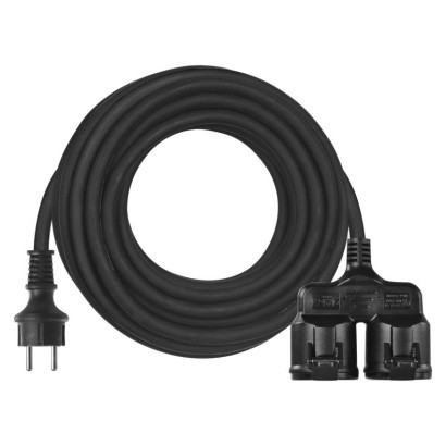 EMOS--P0702 - HOSSZABBÍTÓ 2  ALJZAT 15M 1,5MM G.IP44 SCH