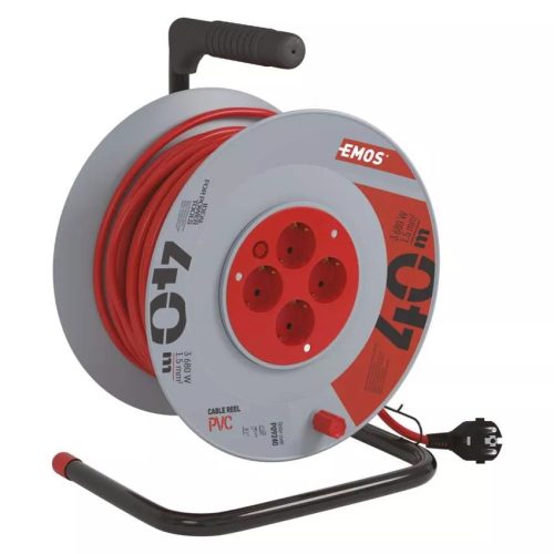EMOS--P09240 - KÁBELDOB 4ALJZAT 40M 1,5MM PVC S
