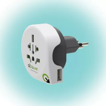   SOMOGYI ELEKTRONIC - 1.100210 - Utazóadapter "World to Switzerland USB" Q2