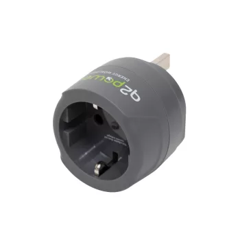   SOMOGYI ELEKTRONIC - 1.200100-TH - Utazóadapter "Europe to UK" Q2, 7A