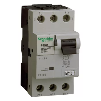 SCHNEIDER 21111 - P25M motorvédő kapcsoló, 3P, 18A