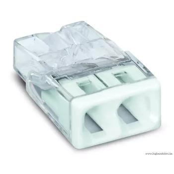   WAGO 2273-202 vezeték összekötő 2x0,5-2,5mm² átlátszó ház