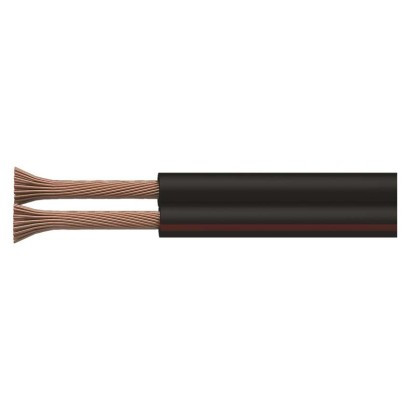 EMOS--S8270 - HANGFAL KÁBEL 2×0,75 FEKETE/PIROS