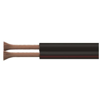 EMOS--S8293 - HANGFAL KÁBEL 2×1,50 FEKETE/PIROS ECO