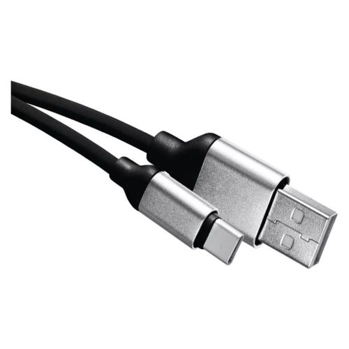 EMOS--SM7025BL - USB 2.0 A/M-C/M 1M FEKETE 18 W