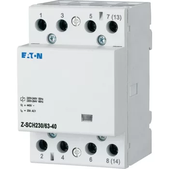   EATON Installációs kontaktor sorolható 63A 440V AC 4-z 230V AC-műk. 3mod Z-SCH230/63-40