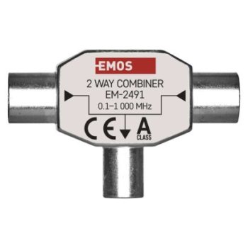 EMOS--J0197 - ANTENNA KÖZÖSÍTŐ EU2491/D193/ FERRITES