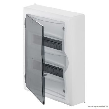   ECONOMIC BOX Falon kívüli kiselosztó doboz 2/24 (N+PE) IP 40 átlátszó ajtó