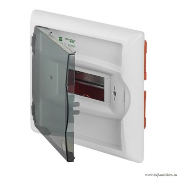   ECONOMIC BOX Süllyesztett kiselosztó doboz 1/6 (N+PE) IP 40 átlátszó ajtó