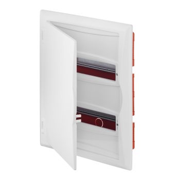   ECONOMIC BOX Süllyesztett kiselosztó doboz 2/24 (N+PE) IP 40 fehér