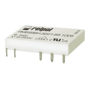   Relpol - RM699BH-3011-85-1005 - Miniatűr relé 6A, 1C/O, 5VDC, vízszintes elhelyezésű - HD Hungária - 2613698