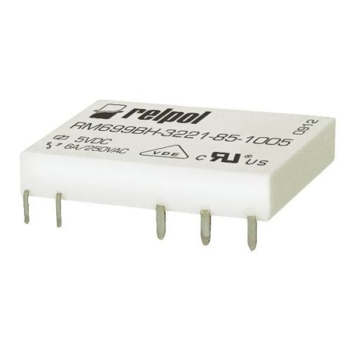Relpol - RM699BH-3011-85-1005 - Miniatűr relé 6A, 1C/O, 5VDC, vízszintes elhelyezésű - HD Hungária - 2613698