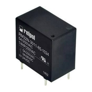   Relpol - RM32N-3011-85-1024 - Miniatűr relé, 6A, 24VDC - HD Hungária - 2615031
