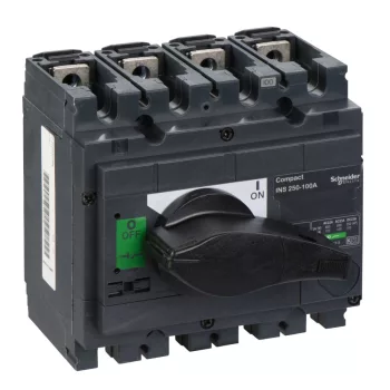   SCHNEIDER 31101 - Interpact terheléskapcsoló/szakaszolókapcsoló INS250 100A 4P