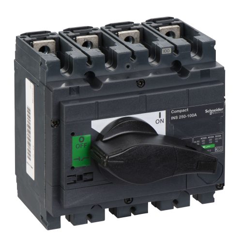 SCHNEIDER 31101 - Interpact terheléskapcsoló/szakaszolókapcsoló INS250 100A 4P