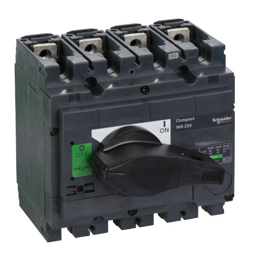 SCHNEIDER 31107 - Interpact terheléskapcsoló/szakaszolókapcsoló INS250 250A 4P