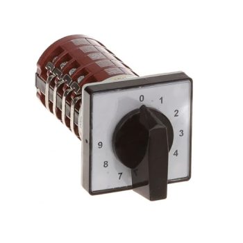   Apator - 4G10-114-U - Ith:16A kamrás fokozatkapcsoló; 1 pólus, 0-1...8-9 állás, előlapra - HD Hungária - 40002898763-241210-011