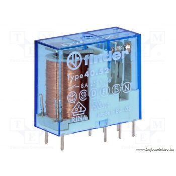 405290240000 - FINDER 40.52.9.024.0000 24VDC 2morze 8A relé