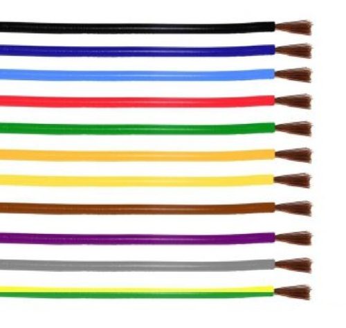 H07V-K 1x  2,5mm² z/s PVC szigetelésű, sodrott réz erű Mkh vezeték